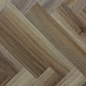 Local tasker | spotted gum herringbone hybrid flooring