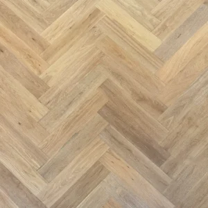 Natural Smoked Oak European Oak Engineered Herringbone Flooring