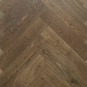Warm Chestnut Herringbone European Oak Engineered Flooring